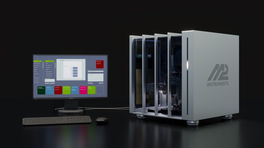 iFOUR ultra compact micro dispensing system, small micro-array spotter, entry lever micro-arrayer
